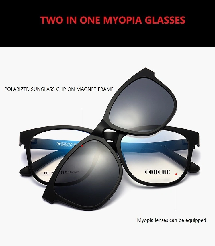 Wholesale Branded Clip on Pilot Sunglasses for Men