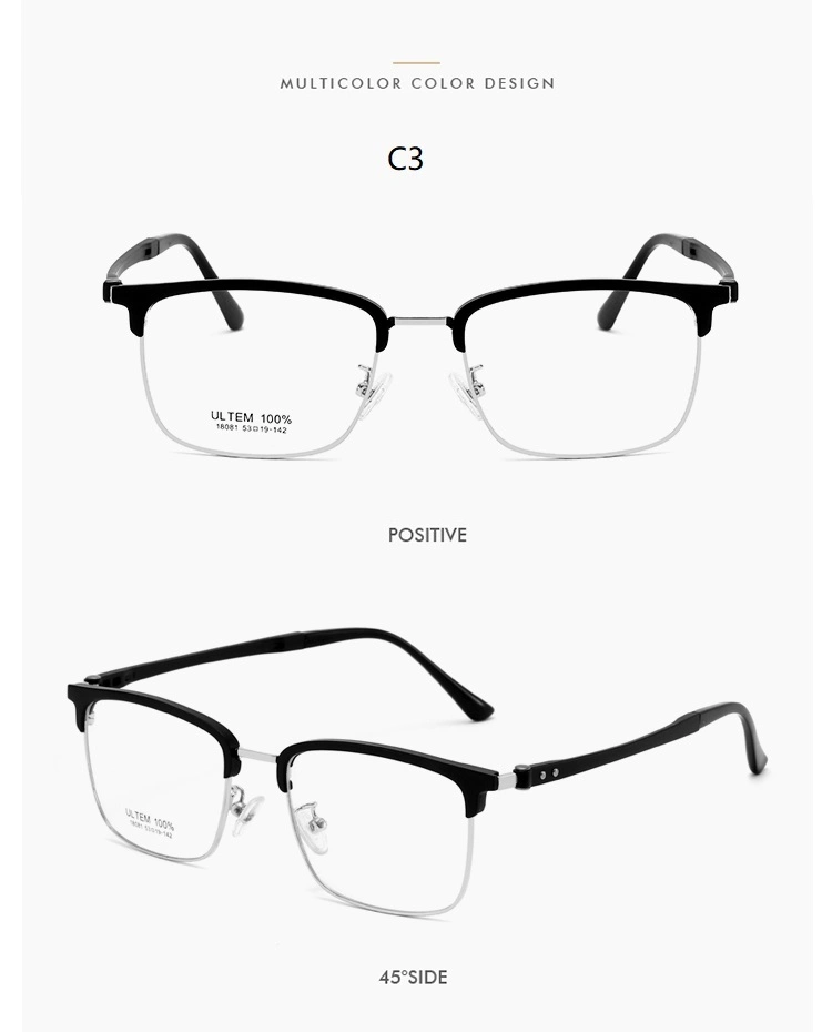 China Eyeglasses Manufacturers Fashionable Stainless Steel Round Eyewear Frame Optical Glasses