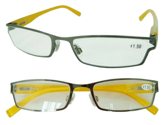 Fashionable Metal Frame Reading Glasses for Man