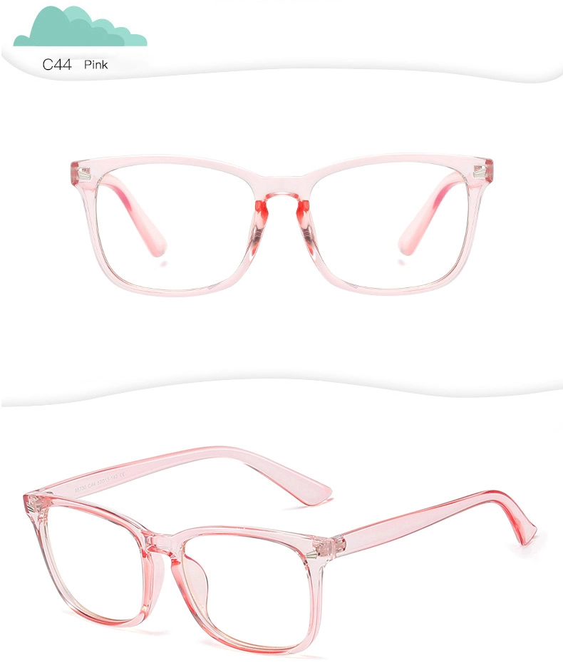 New High Quality Flat Light Boys and Girls Anti Blue Light Blocking Children Kids Computer Learning Fashion Designer Reading Glasses