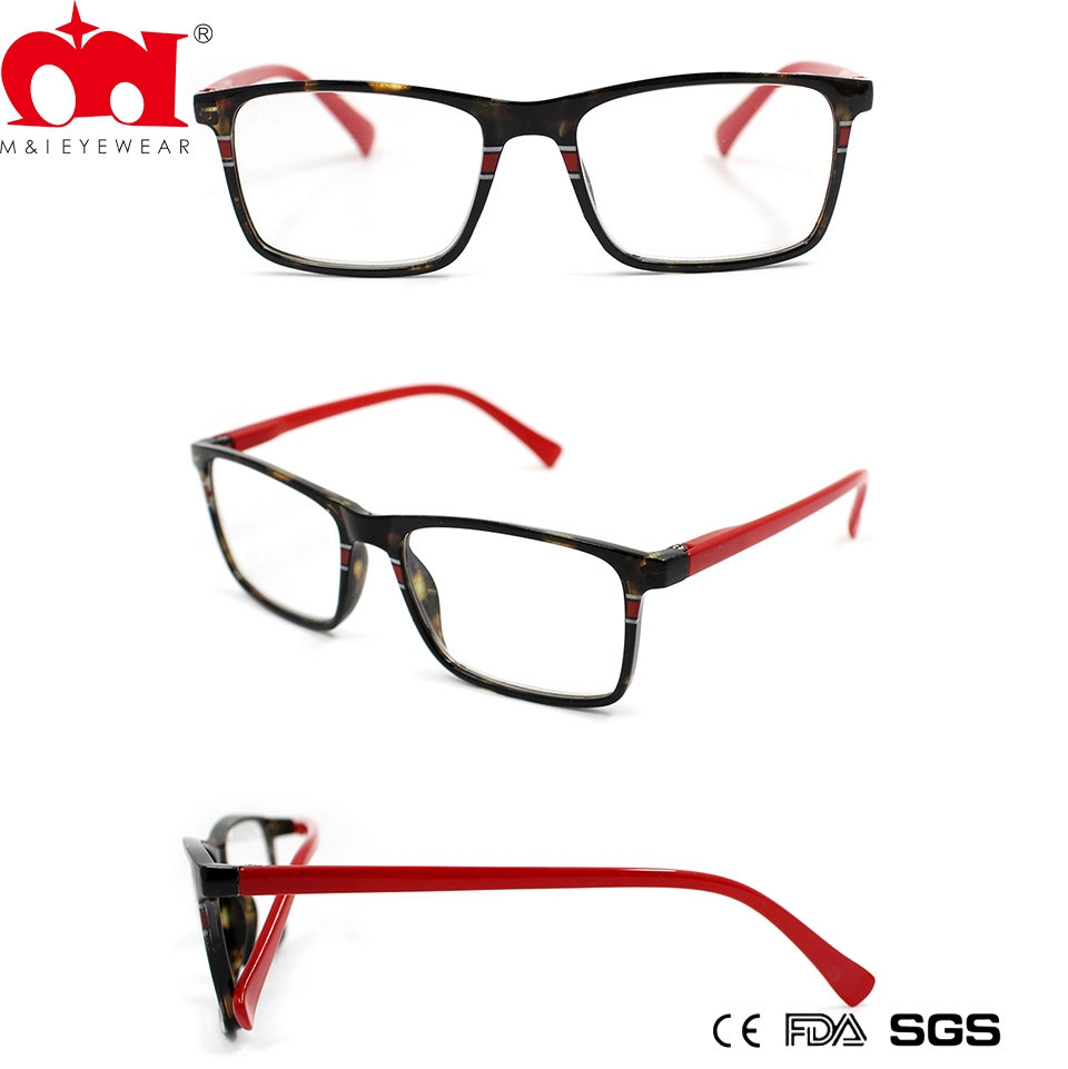 Men Plastic Reading Glasses Rectangle Multicolor Classic Wholesale (WRP8090170)