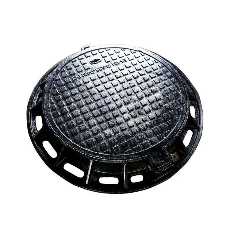 Saudi Arabia En124 Standard D400 Heavy Duty 600X600 Cast Ductile Iron Square and Round Sewer Manhole Cover Frame