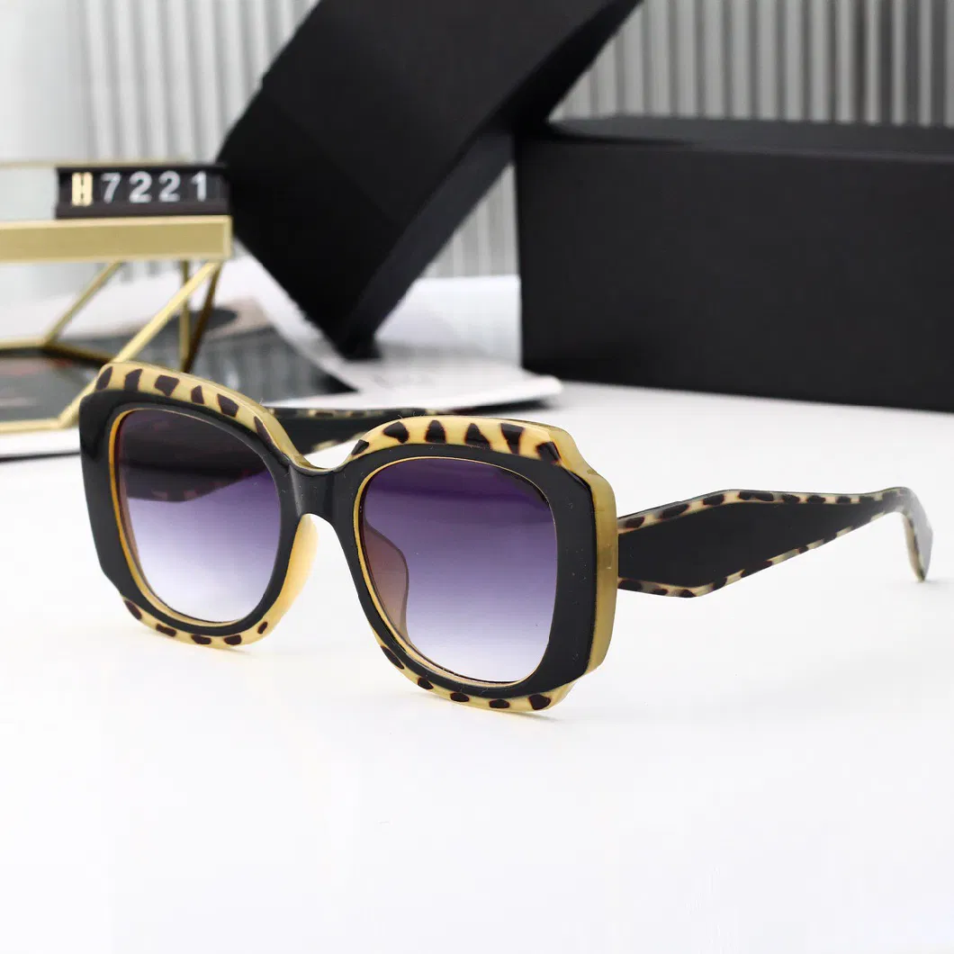 2023 Fashion Glasses Women Black Branded Designer Luxury Unisex Sunglasses for Men
