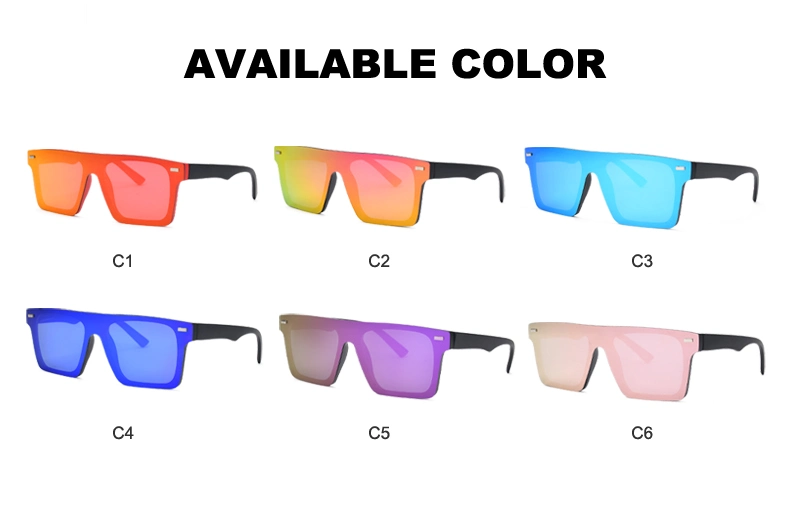 2024 Trending Fashion Accessories Colorful Unisex UV Polarized Anti Salt Sunglasses with Logo