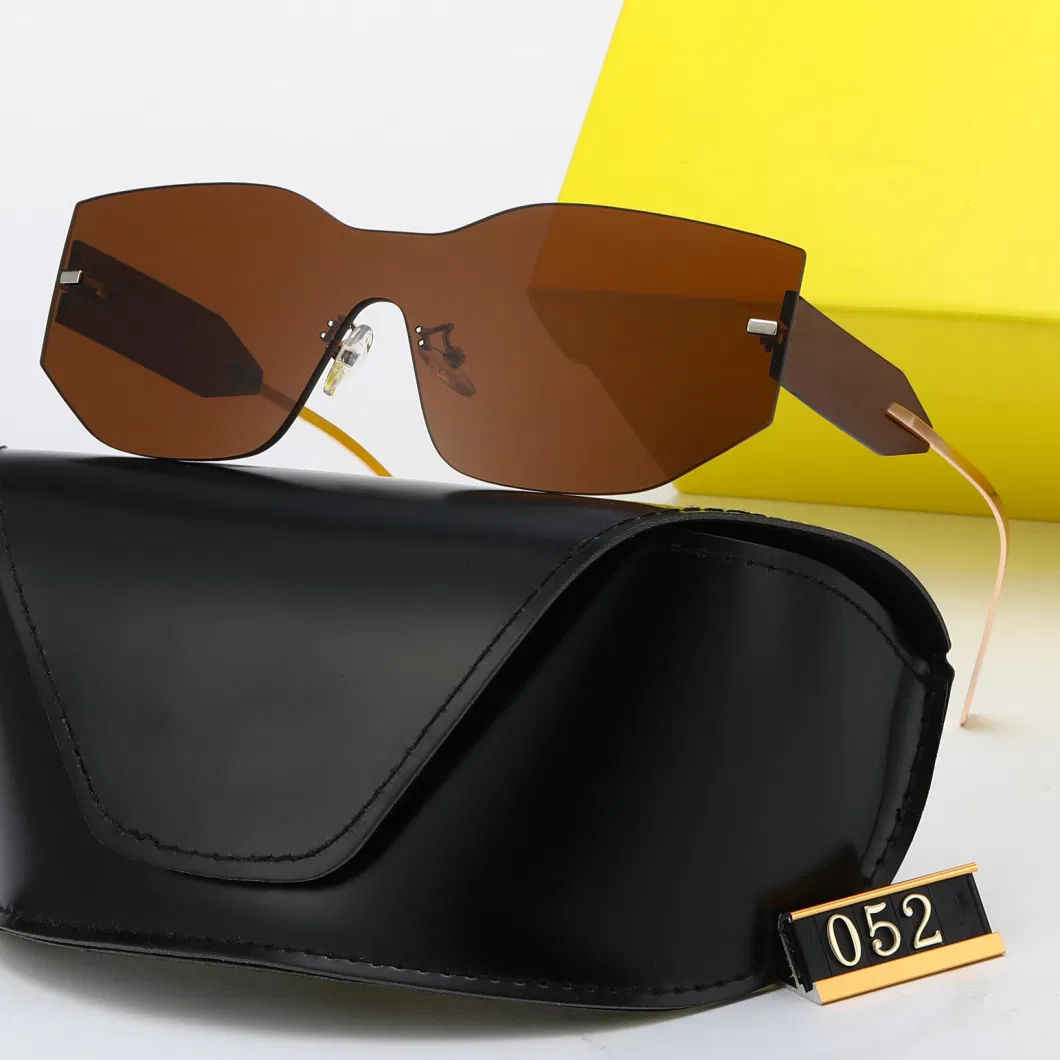 2024 New Square Designer Sunglasses UV400 Plastic Rimless Vintage Shades Women Men