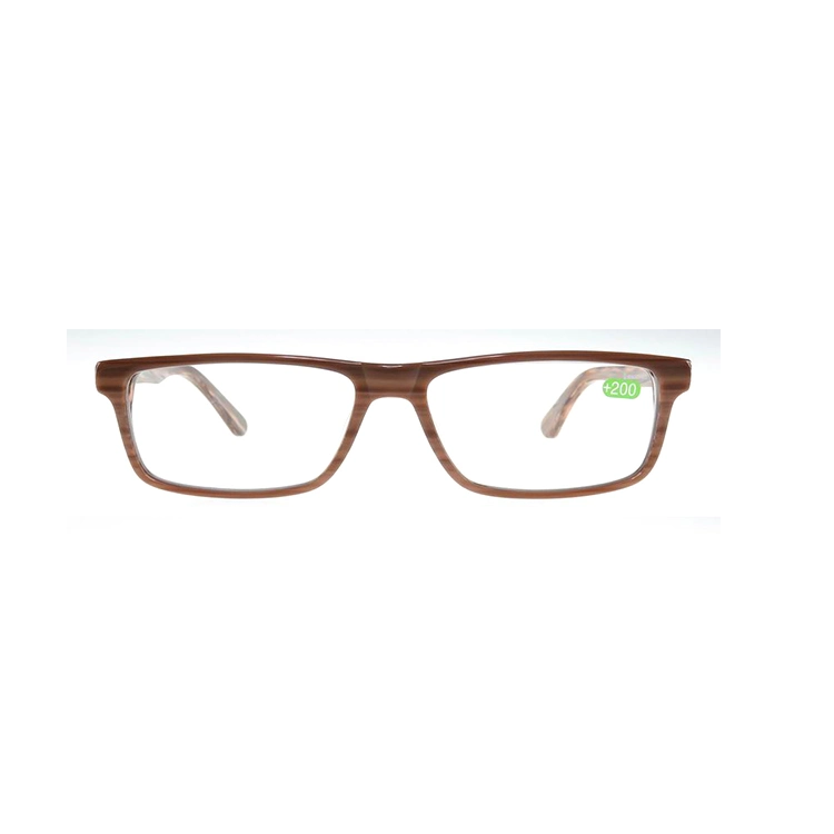 Promotion Plastic Imitation Wood Grain Fashion Reading Glasses