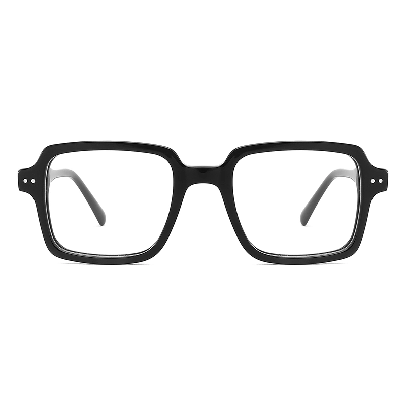 Myopia Spectacle Acetate Square Unisex Rts Prescription Eyeglass Frame