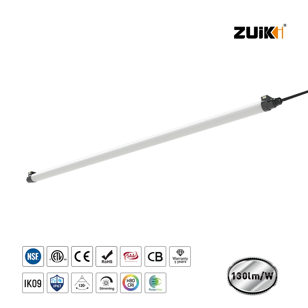 T12 Tube LED Linear Light Tri-Proof Light IP68 Anti-Acid and Alkali Corrosion Resistance Plug&Play