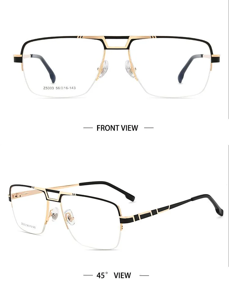 High Quality Men Fashion Metal Optical Myopia Eyeglass Spectacle Eyewear Eye Glasses Frame