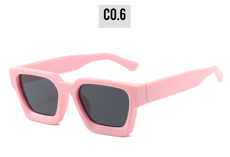 Square Fashion Sunglasses Women Man Luxury Brand