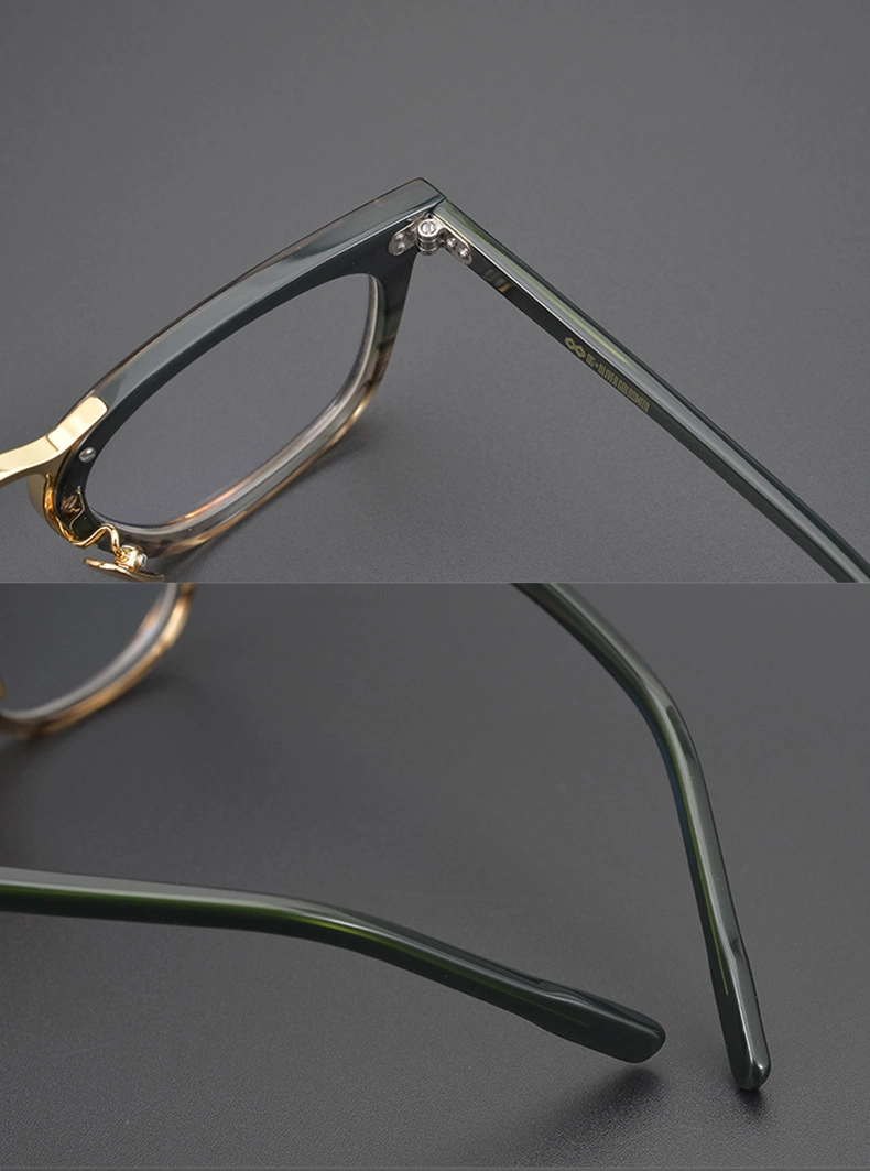 2024 New Japan Japanese 100% Handmade Pure Acetate Acet Titanium Optical Luxury Top Quality Eyeglasses Frames