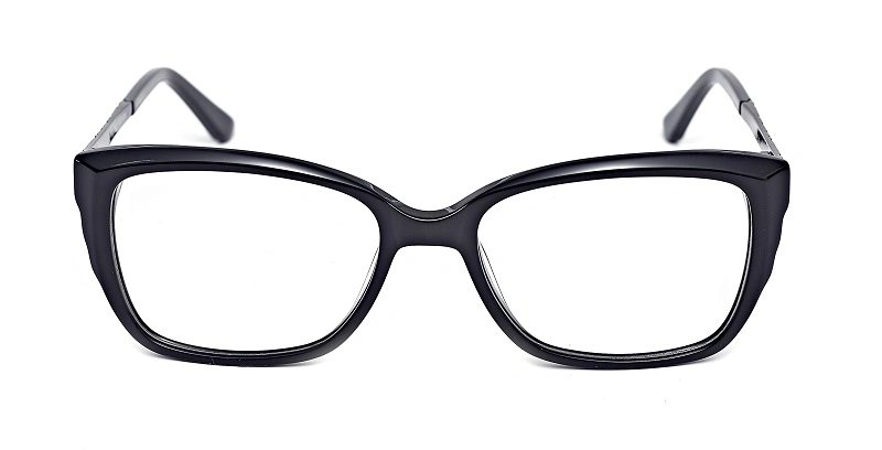 Newest in Stock Metal Temple Acetate Myopia Eyeglasses