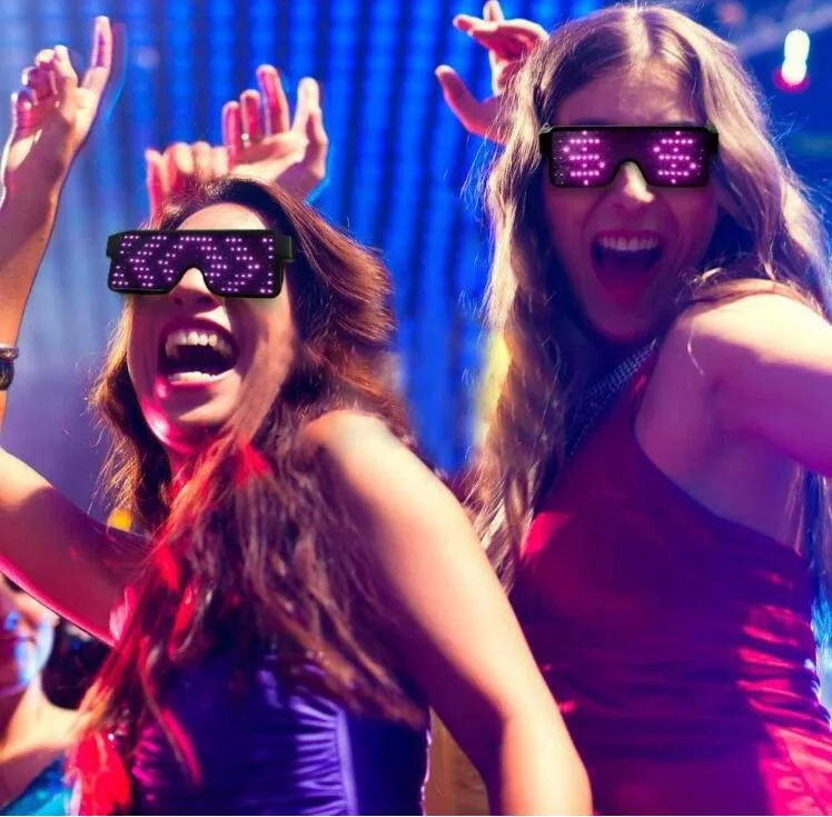 Innovation 2019 Nightclub Party LED Glasses with USB Charging LED Eyeglass Light