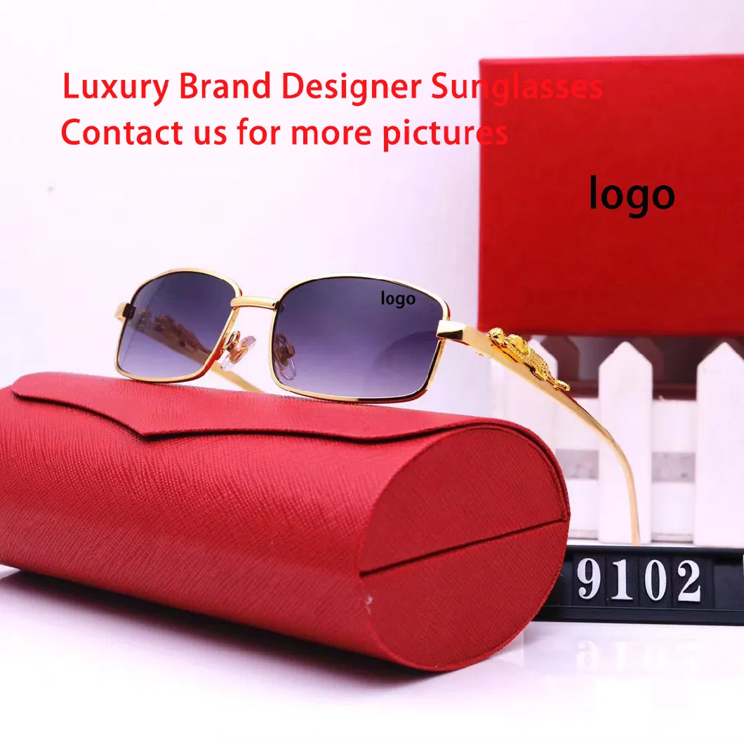 2024 Men Women Fashion Rimless Luxury Brand Sun Glasses Designer Sunglasses Style