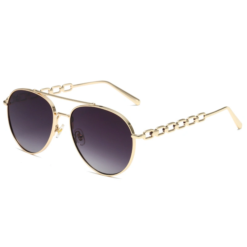 Skylark Wholesale Customized UV400 Chain Stylish Sunglasses for Men and Women