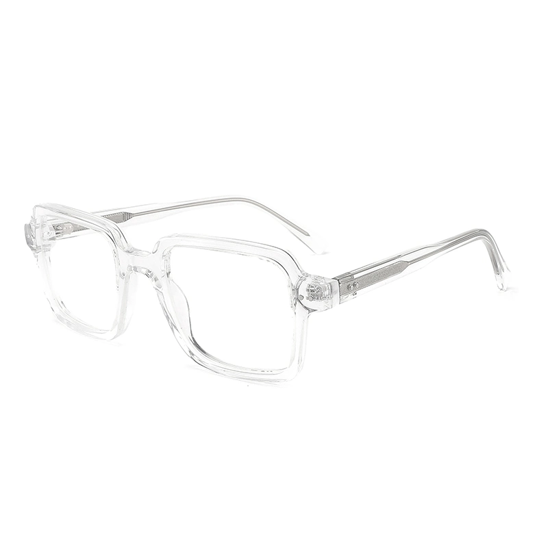 Myopia Spectacle Acetate Square Unisex Rts Prescription Eyeglass Frame
