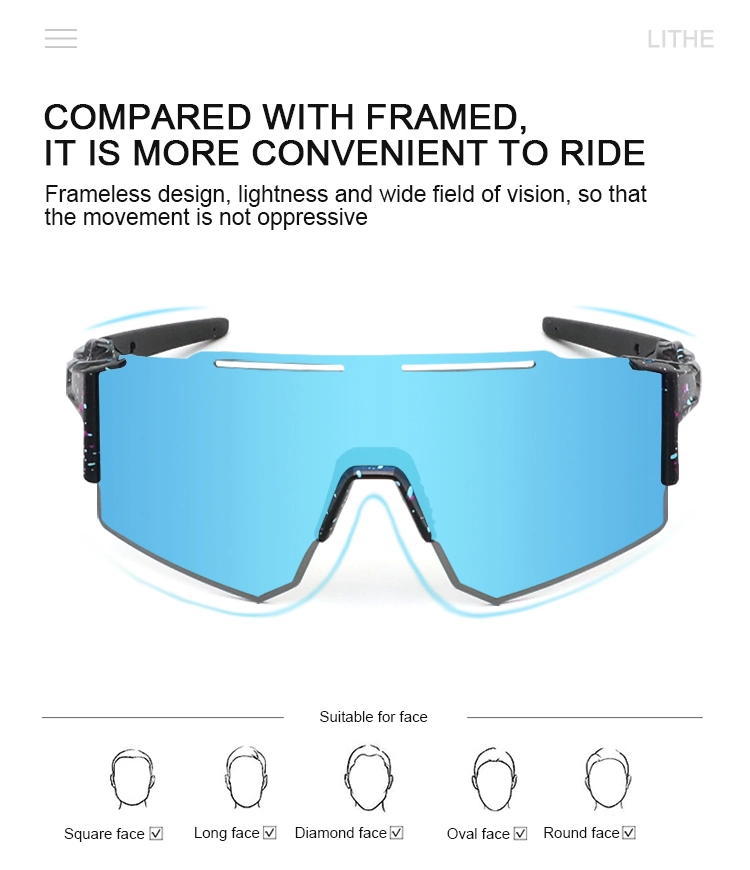 Polarized Men Cycling Sunglasses Outdoor UV400 Running Sunglasses