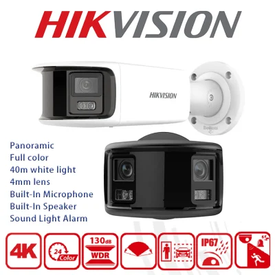  Wholesale Hikvision 2MP 4MP 5MP 8MP 4K Dome Turret Bullet Fisheye Eyeball Poe IP Security CCTV Camera in Stock