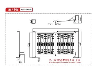 Safe Automatic Face Recognition Residential Advertising Door Grille Small Door