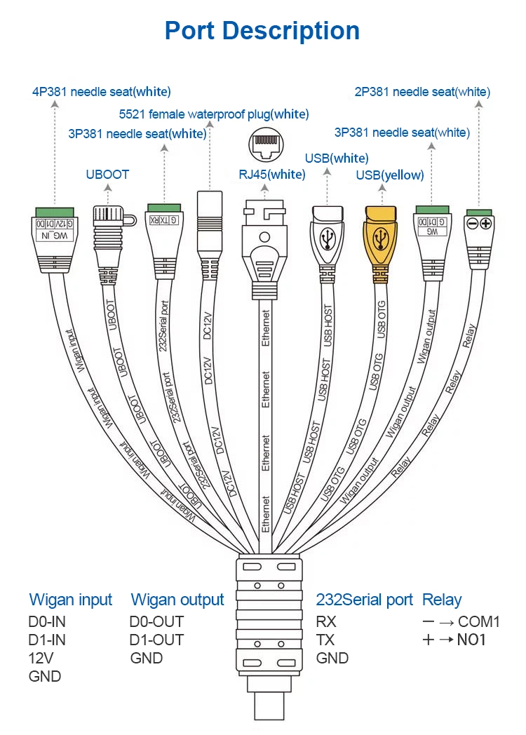 Non-Contact Face Recognition Temperature Device Thermometer Terminal