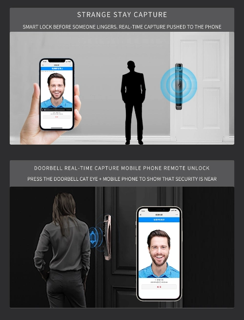 Face Recognition Digital Lock with NFC Wechat Ai Function Lock