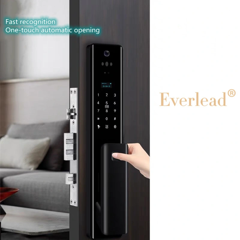 Biometric Digital Cerradura Inteligente 3D Facial Recognition Fingerprint Tuya APP Remote Control Smart Door Lock