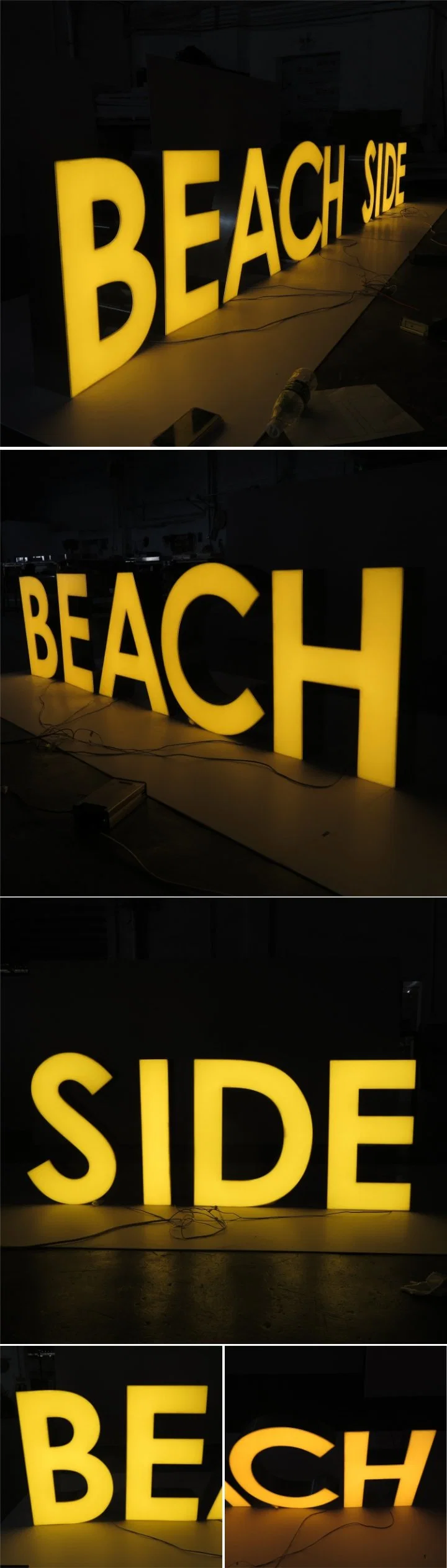 China Custom Wall Mounted Acrylic Face 3D Design Letters Sign