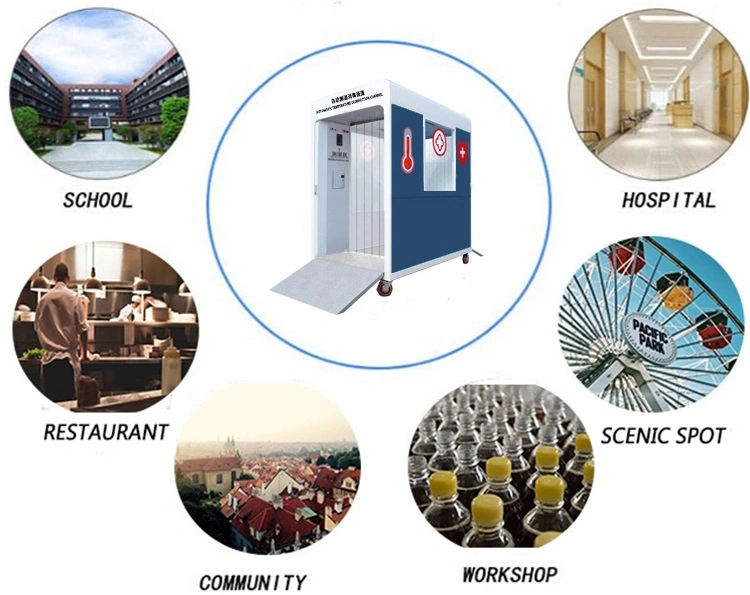 Automatic Intelligent Face Recognition Temperature Measurement Passenger Channel