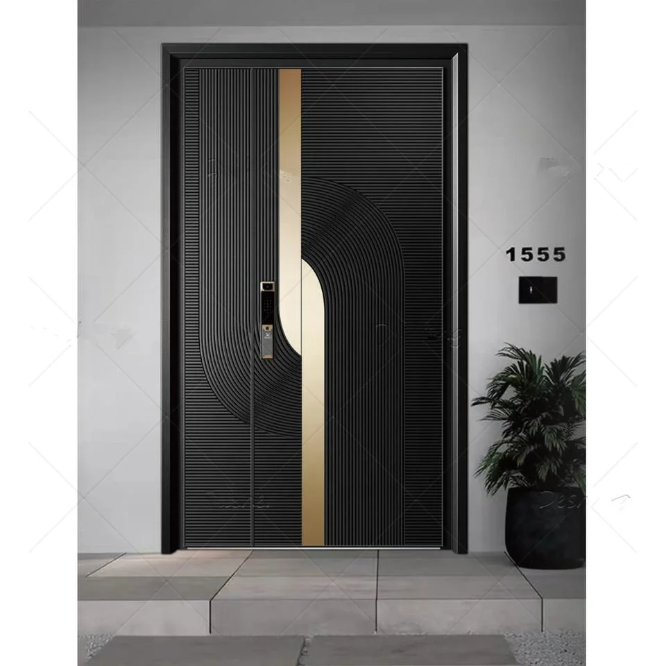 Wholesale Metal Exterior Stainless Steel Hinged Front Entrance New Security Steel Door