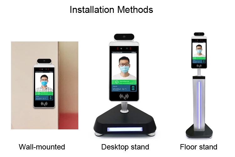 Ce FCC 8&prime;&prime; Access Control Body Measuremnt Android Tablet