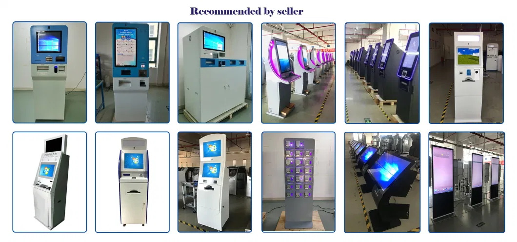 Dual Screen Payment Machine Hotel Self Check in Kiosk with Facial Recognition Camera RFID Card Bill Dispenser