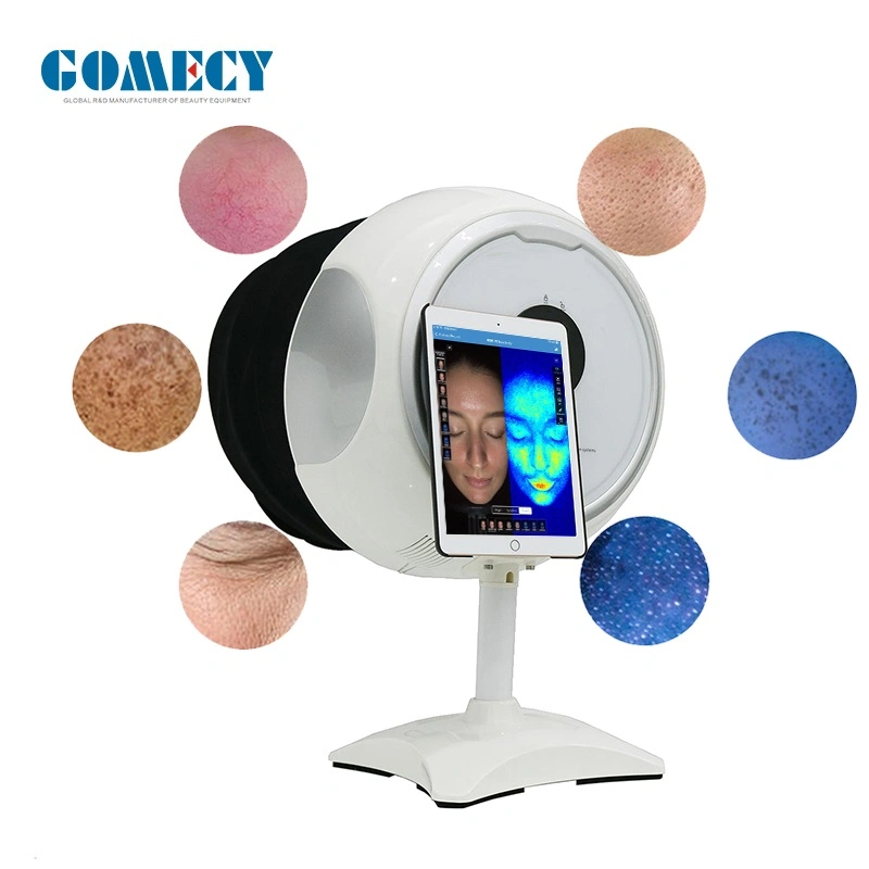 Portable 3D Beauty Face Skin Analyzer Equip Analysis Facial Care Skin Analyzer Salon Machines Skin Test Device Price for Sale