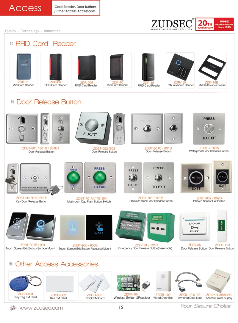 Office Biometric Fingerprint RFID Access Control Security Door Access Control System