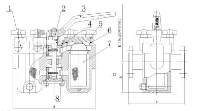 Steel Body with Threaded or ANSI Flanged End Connections Duplex Basket Strainer