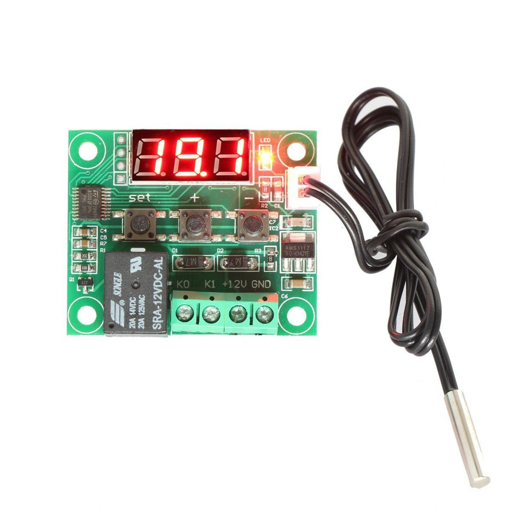 W1209 LED Digital Thermostat Temperature Control High Precision Thermometer Controller Switch Module DC 12V