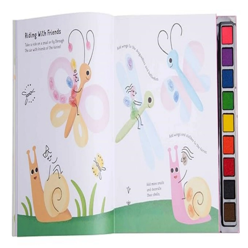 Fingerprint Fairies Painting Activity Craft Books for Children