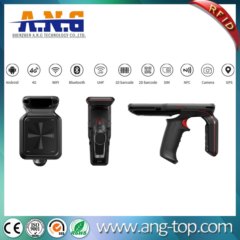 Android 10.0 PDA RFID UHF Reader Handheld POS Terminal Industrial Grade Rugged Barcode Scanner