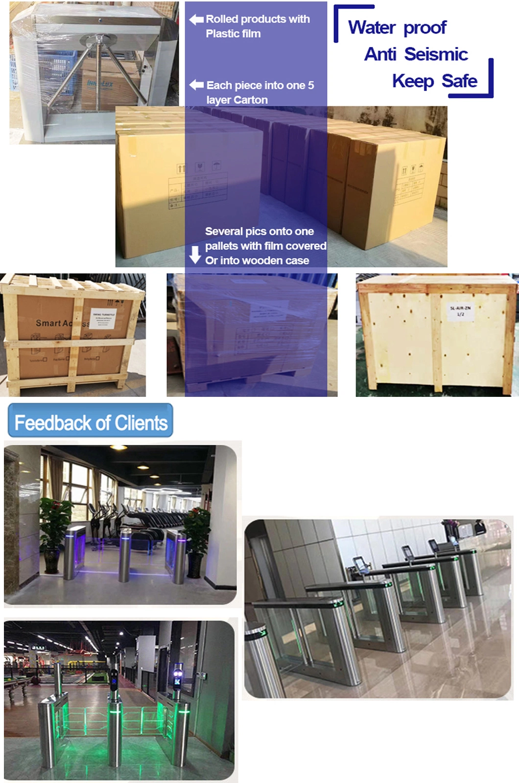 RFID Car, Biometric Divice, Key Fob, Counter, Card Collecting Machine/Black Powder Coated Flapturnstile