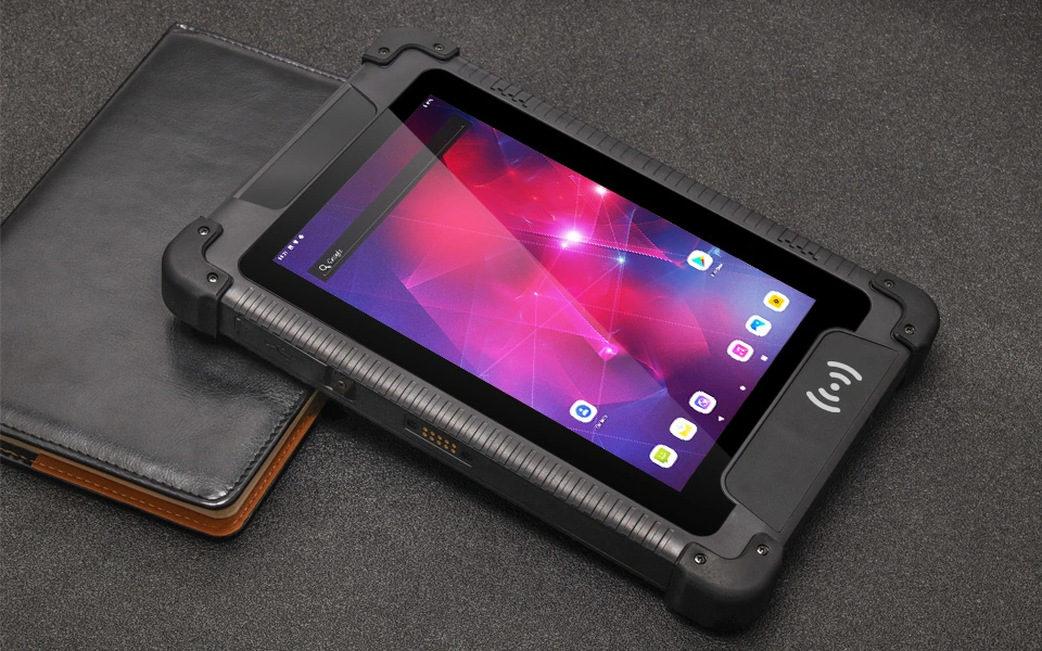 IP65 Waterproof Industrial NFC Android Rugged Tablet with Fingerprint Reader