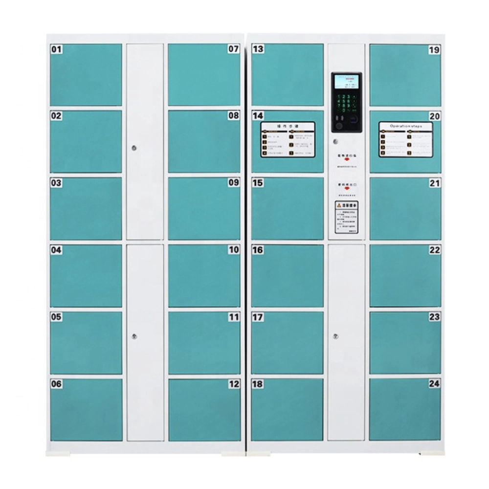 24-Door Smart Automated Storage Intelligent Electronic Locker Systems