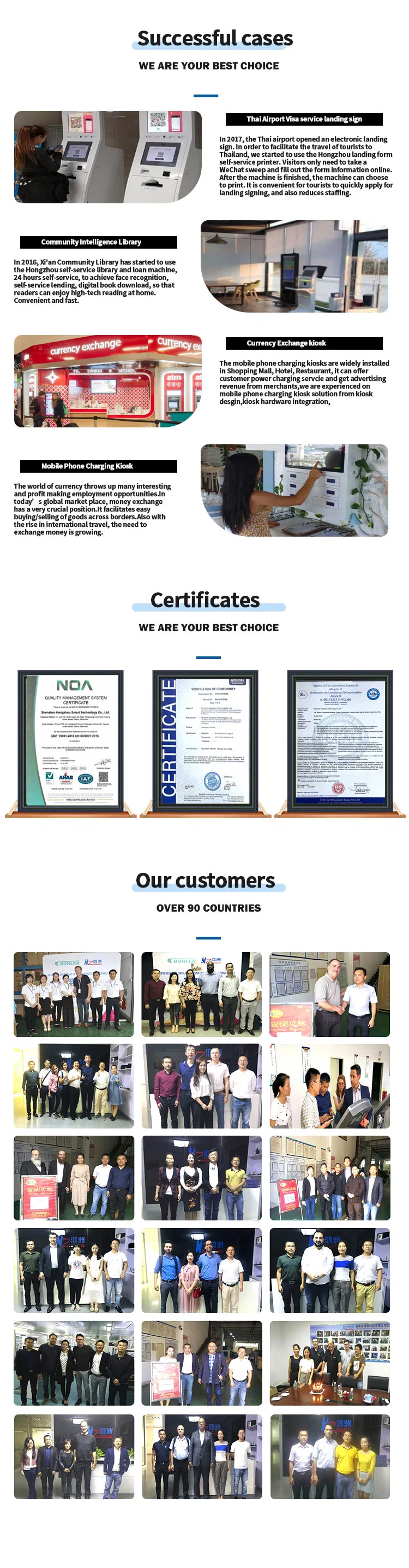 Document Identification Scanning Terminal Machine Document A4 Paper Print and Scan Kiosk