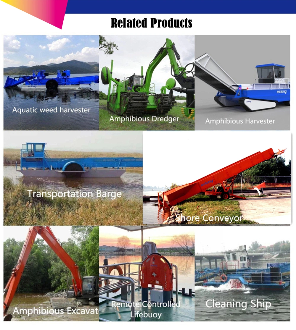 Big Amphibious Aquatic Weed Harvesters/ Weed Mower/Cut Machinery