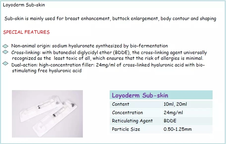 Nasolabial Folds Authentication Safe Inhectable Sodium Hyaluronate Gel Hyaluronic Acid Dermal Filler