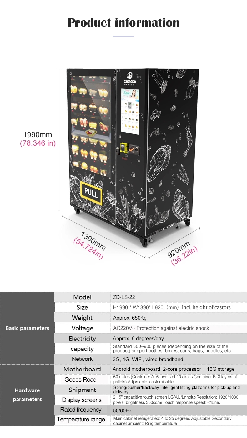 Snack Vending Machine with RFID Card Reader