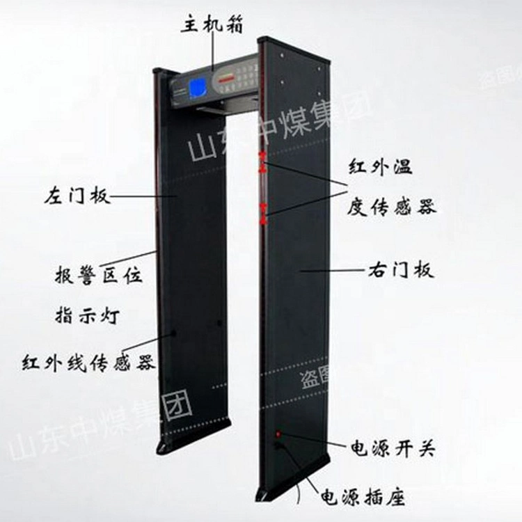 Public Used Pass Through Body Temperature Detection Security Door