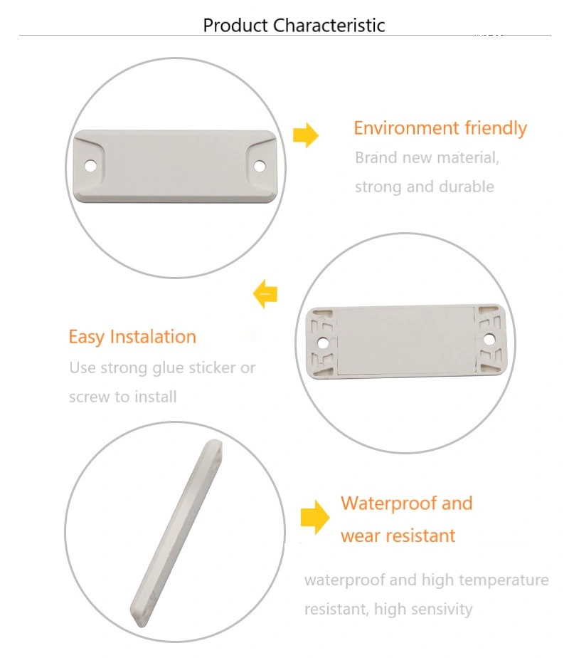 Long Reading Distance 10meter ABS Passive Anti Metal UHF RFID Tag