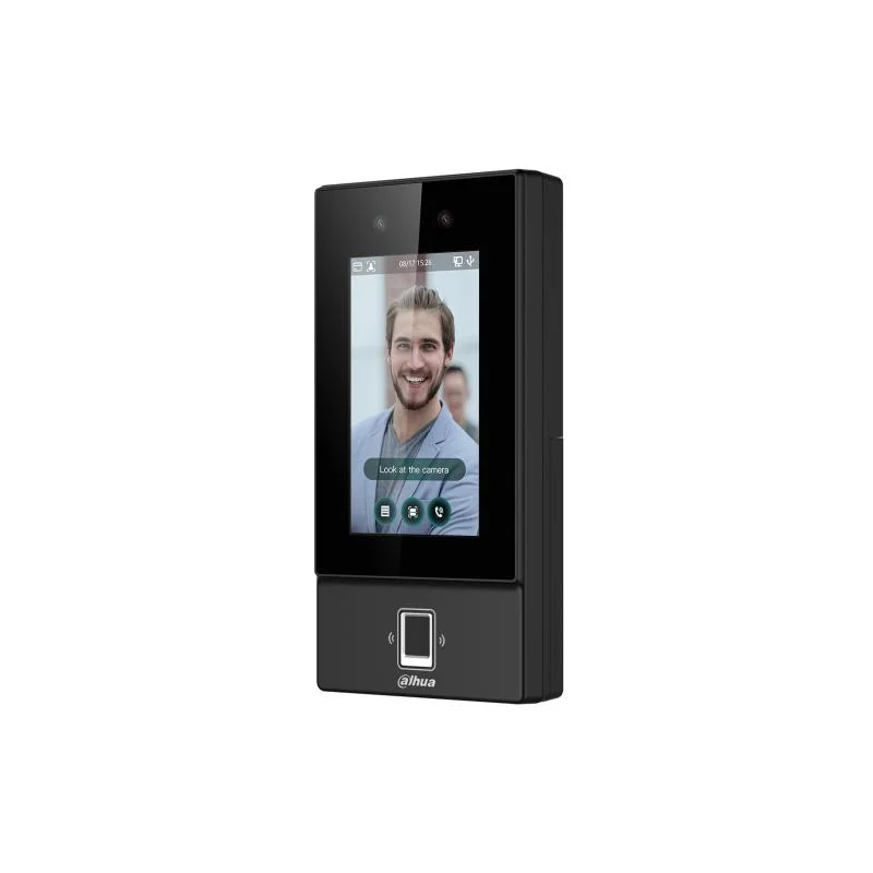 Dahua Asi6214s Face Recognition Access Controller Multiple Unlock Methods Including Fingerprint, Face, IC Card, and Password