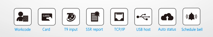 Biometric Fingerprint and ID Card Reader Time Attendance and Access Control Device with TCP/IP