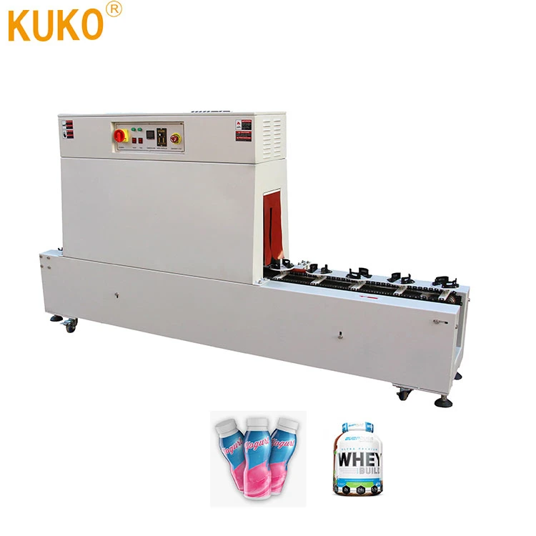 Bottle Can Neck Label Electric Shrink Rotative Tunnel Wrapping Machine