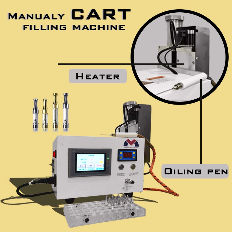 Market Trends Hot Selling Handheld Vape Cartridge Oil Ceramic Glass Bottle Syringes Filling Machine